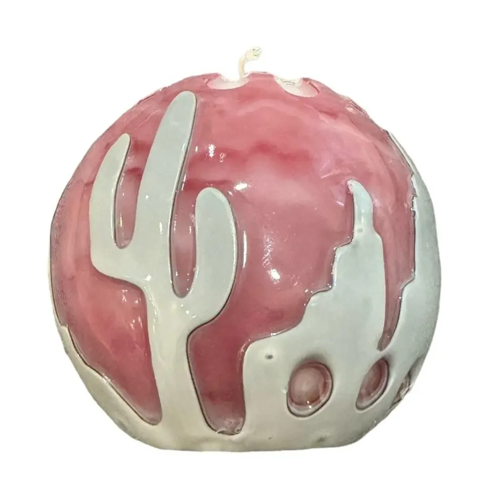 Sedona Purple/Blue Round Candle